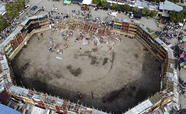 4 Dead, Dozens Hurt As Stands Collapse In Colombia Bullring