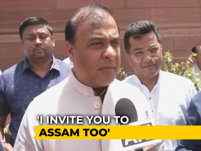 Watch: Assam's Himanta Sarma's "Vacation" Invite To Uddhav Thackeray