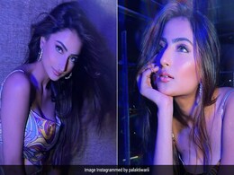 Hannah Montana Was The Style Inspiration Behind Palak Tiwari's Purple Tinted Photos In A Chic Printed Look Hannah Montana Was The Style Inspiration Behind Palak Tiwari's Purple Tinted Photos In A Chic Printed Look