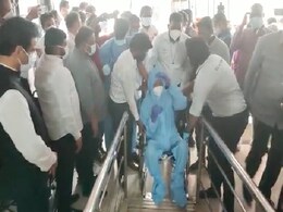 Amid Intense Contest For 1 Seat, Ailing BJP MLA Wheeled-In To Vote Amid Intense Contest For 1 Seat, Ailing BJP MLA Wheeled-In To Vote