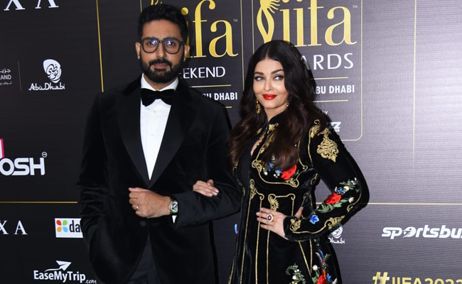IIFA 2022: Aishwarya Rai Bachchan And Abhishek - Twinning And Winning On The Green Carpet