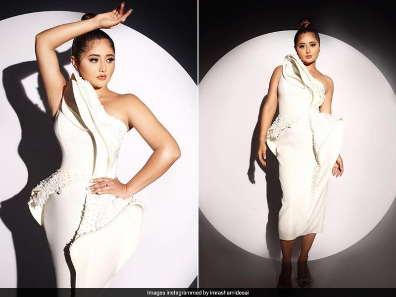 We Have Our Eyes Only On Rashami Desai As She Glows In A Chic White Dress