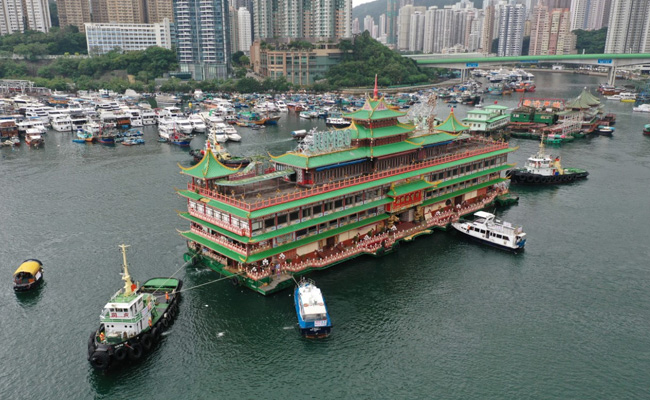 Hong Kong's Iconic Floating Jumbo Restaurant Sinks In South China Sea