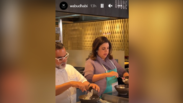 IIFA 2022: Farah Khan Enjoys Fun Cooking Session With Chef Vineet Bhatia In Abu Dhabi