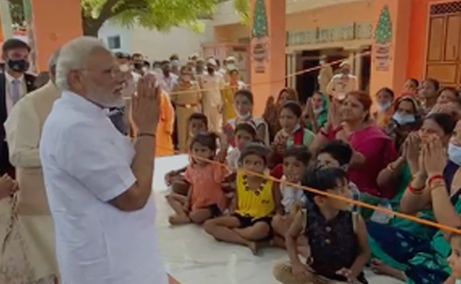 Watch: "I'm In Your Village, You Should Visit Mine," PM Tells UP Children