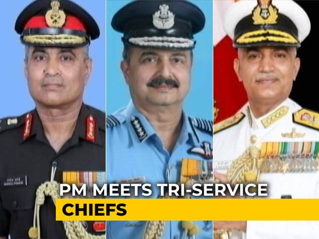 'Agnipath': 3 Service Chiefs Meet PM Modi As Government Sticks To "No Rollback" Stand