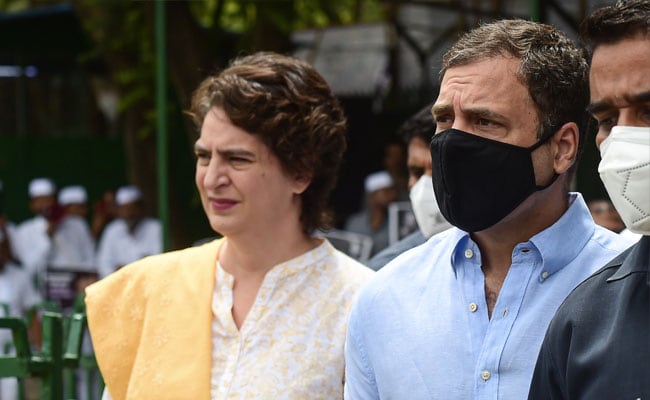 With Rahul Gandhi Among Them, Congress Workers' Big Protest With Rahul Gandhi Among Them, Congress Workers' Big Protest