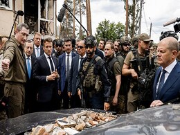 French, German, Italian Leaders Arrive In Ukraine In Show Of Support French, German, Italian Leaders Arrive In Ukraine In Show Of Support