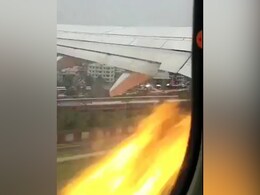 Video: SpiceJet Plane's Engine Catches Fire, Makes Emergency Landing Video: SpiceJet Plane's Engine Catches Fire, Makes Emergency Landing