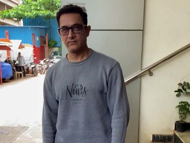 Aamir Khan Spotted At Andheri