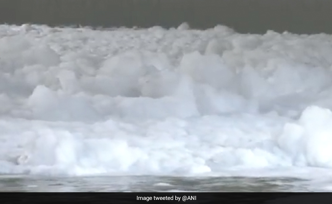 Watch: Toxic Foam Returns To The Yamuna In Delhi