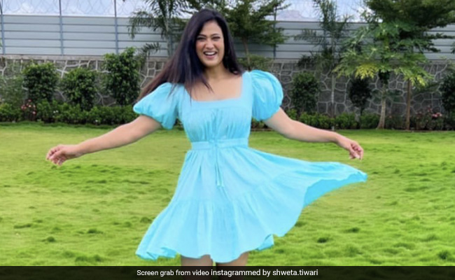 Shweta Tiwari Twirls Right Into Our Hearts Beating The Blues In A Summer Dress