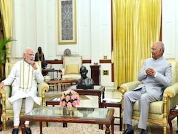 PM Modi Calls On President Ram Nath Kovind As Tenure Nears End PM Modi Calls On President Ram Nath Kovind As Tenure Nears End