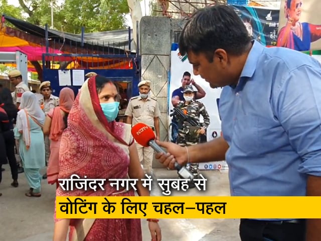 दिल्ली : राजिंदर नगर के दसघरा गांव में सुबह से वोटिंग के लिए उत्साह, बता रहे हैं Sharad Sharma