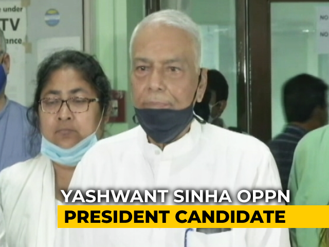 Yashwant Sinha Is Opposition Choice For President