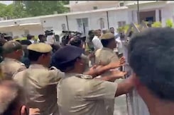 BJP's "Private Militia": Congress Slams Cops For Barging Into Headquarters BJP's "Private Militia": Congress Slams Cops For Barging Into Headquarters