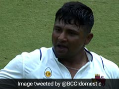 Watch: Tears And A Thigh-Five As Sarfaraz Khan Celebrates Ranji Final Ton