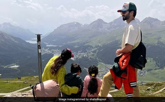 Another Family Holiday Postcard From Switzerland, Shared By Shahid Kapoor