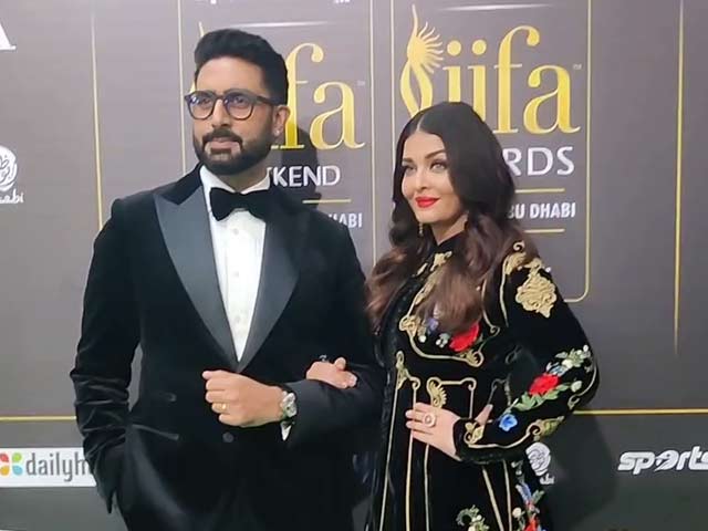 IIFA 2022: Aishwarya Rai And Abhishek Bachchan Twin In Black