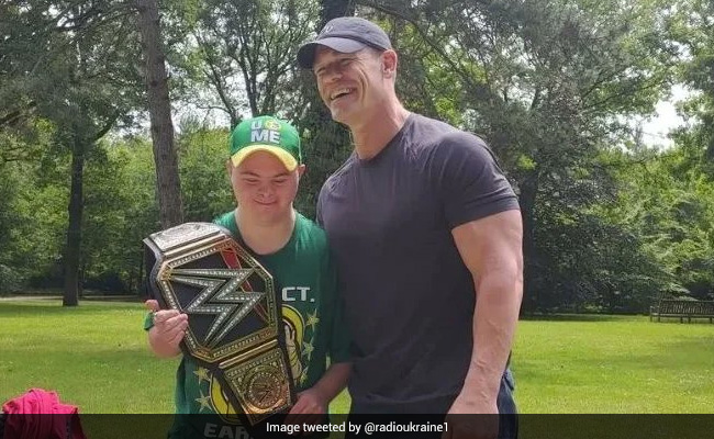 John Cena Meets Fan With Down Syndrome Who Fled War-Torn Ukraine