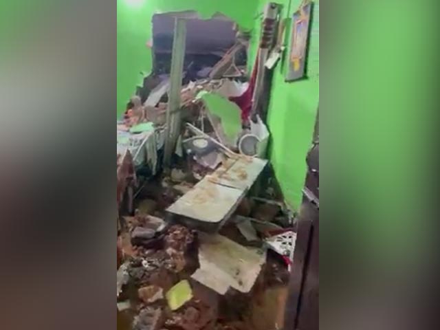 Watch: Landslide Triggered By Heavy Rain Damages House In Assam