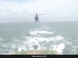 Video: Coast Guard Chief Lands Latest Chopper On A Warship In Arabian Sea Video: Coast Guard Chief Lands Latest Chopper On A Warship In Arabian Sea