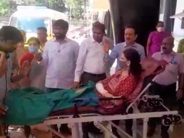 Video: Maharashtra BJP MLA, Fighting Cancer, Comes To Vote On A Stretcher