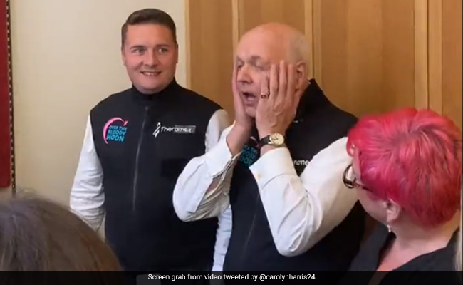 "Volcanic": Male UK Politicians Try Hot Flush Vests To Simulate Menopause
