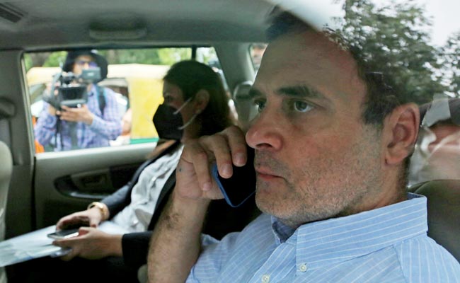 Rahul Gandhi Leaves Probe Agency Office After 12-Hour Questioning on Day 5