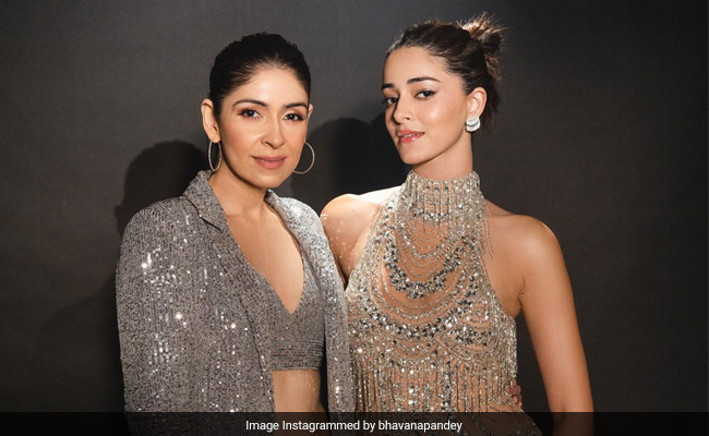 Ananya Panday Gets Her Love For Glitter From Birthday Girl Mom Bhavana Pandey