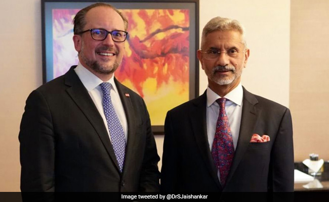 S Jaishankar Meets Austrian Counterpart, Discuss Situation In Indo-Pacific