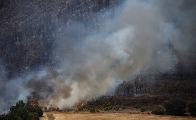 Smoke inhalation from wildfires can cause damage to your health