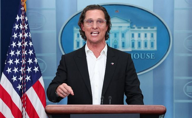 Watch: Matthew McConaughey's Powerful White House Speech On Gun Control