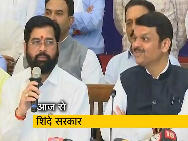 शपथ ग्रहण से पहले बोले शिंदे - 'मैं बाला साहब ठाकरे की विचारधारा को बढ़ाऊंगा आगे'