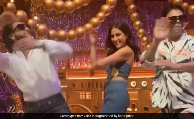 Stop Everything And Watch Sara Ali Khan, Ranveer Singh And Karan Johar Burn Up The Dance Floor