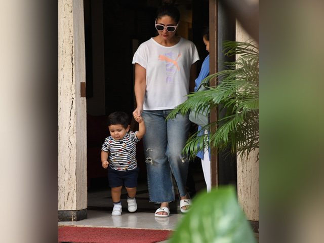 करीना कपूर बेटे जेह के साथ हुईं स्पॉट