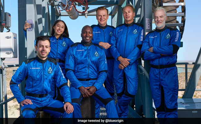 Jeff Bezos's Blue Origin Flies 6 Tourists To Space In 5th Crewed Mission