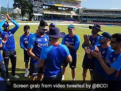 Watch: Shikhar Dhawan Presents Debut ODI Cap To Avesh Khan