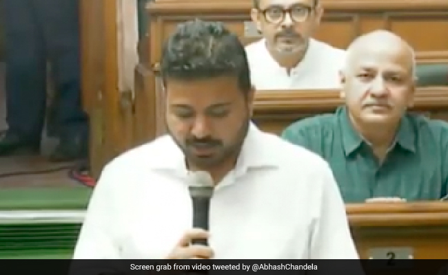 AAP's Durgesh Pathak Takes Oath As Rajinder Nagar Legislator