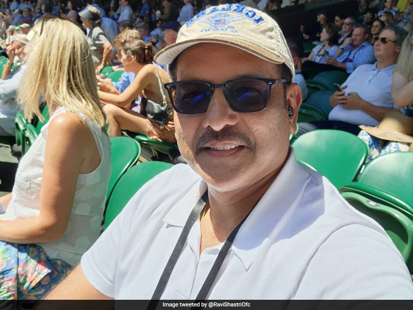 Ravi Shastri Enjoys Novak Djokovic's Wimbledon Semi-Final "Humdinger". See Pics