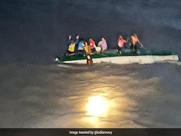 Indian Navy Rescues 6 Fishermen Stranded Off Tamil Nadu Coast Indian Navy Rescues 6 Fishermen Stranded Off Tamil Nadu Coast