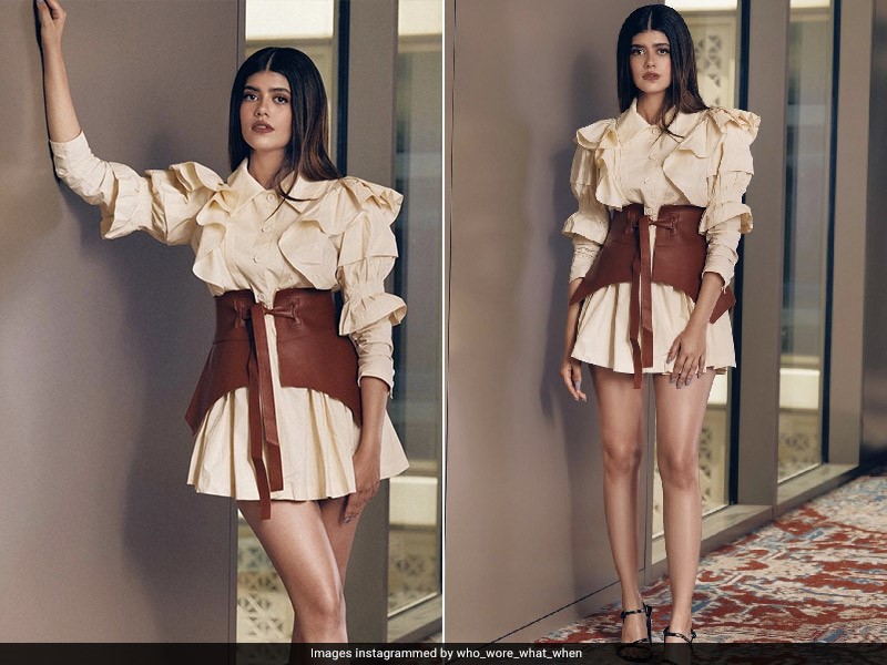 Sanjana Sanghi Is Setting The Right Mood For The Weekend In A Corset Mini Dress