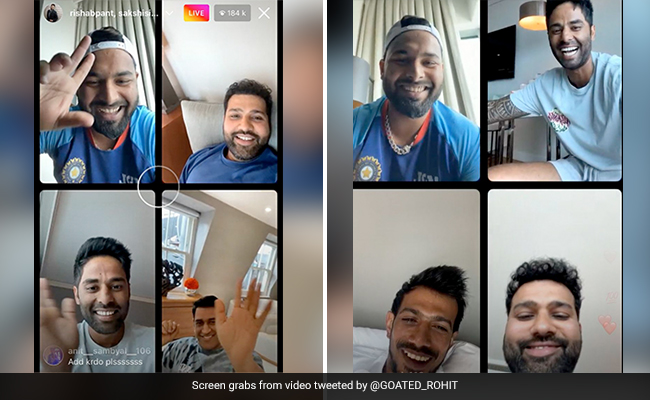रोहित और पंत ने मिलकर की चहल की जमकर टांग खिंचाई, देखकर आपकी हंसी नहीं रूकेगी- देखें Insta Live का पूरा Video