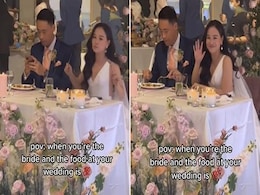 Watch: Bride's Happy Dance After Eating Food At Her Own Wedding Watch: Bride's Happy Dance After Eating Food At Her Own Wedding