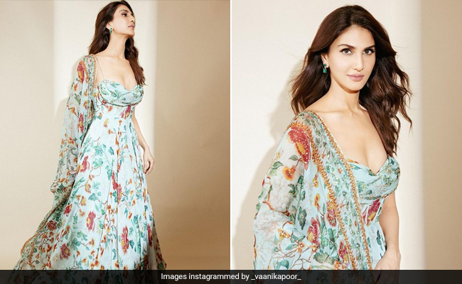 The Earth Laughs In Flowers But Vaani Kapoor Needs Just A Floral <i>Anarkali</i> To Make Her Smile