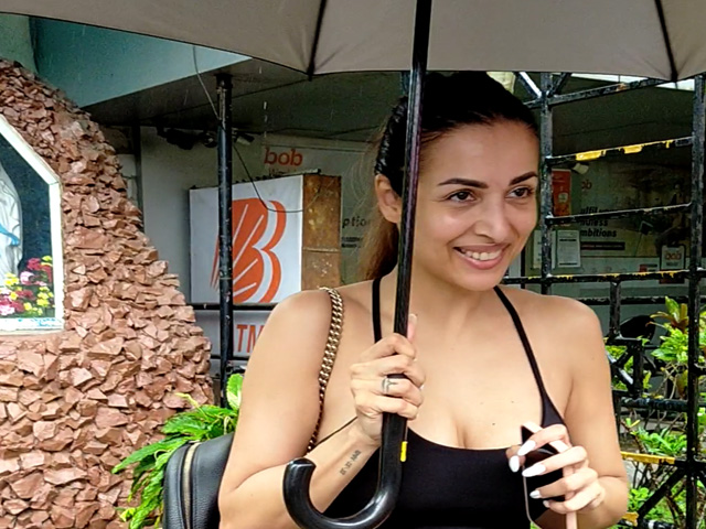 Nothing Can Stop Malaika Arora From Working Out. Not Even The Mumbai Rain