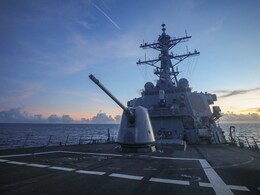 "Destroyer Of Peace": China As US Warship Again Sails Through Taiwan Strait "Destroyer Of Peace": China As US Warship Again Sails Through Taiwan Strait