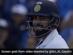 Watch: Virat Kohli's Wry Smile After Unfortunate Dismissal vs England