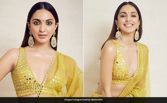 Festive Season Doesn't Seem So Far Away With Kiara Advani's Terrific Yellow <i>Lehenga</i>