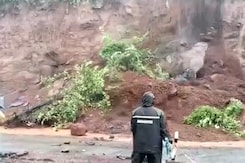 Video: Landslide In Maharashtra After Rain, Boulders Block Road Video: Landslide In Maharashtra After Rain, Boulders Block Road